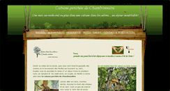 Desktop Screenshot of cabane-perchee-de-chambonniere.com